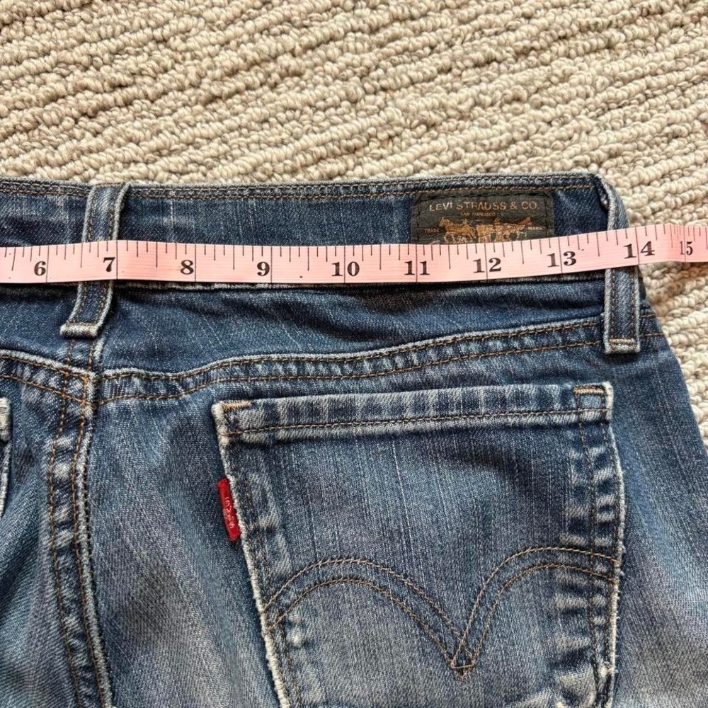 Levi's Retro Bootcut Flare Lift 544 Women 4 S Faded Distressed Ripped Y2K Style - Picture 5 of 8